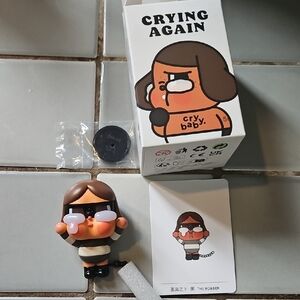 Pop Mart Crying Again Cry Baby NWT - THE ROBBER. Purse Charm